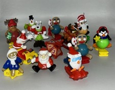 12 collection of holiday-themed miniature Kinder Joy W/ Spin Top e 