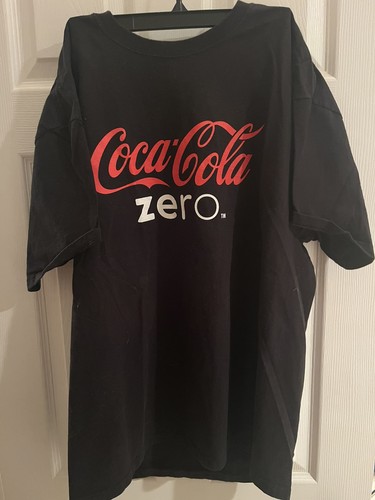 Vintage Coca Cola T Shirt Y2K Coca-Cola Zero Coke Zero Hanes Heavyweight Adult L