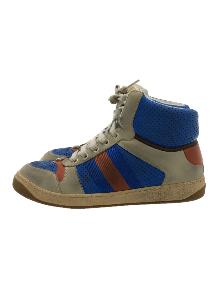 Baskets montantes Gucci Screener cuir multicolore homme 7,5 occasion