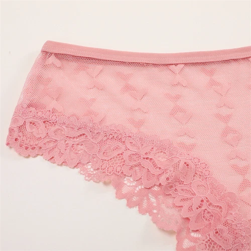 Mode Damen Hipster Slips Spitze Dessous Damen durchsichtig Höschen - Bild 8 von 16