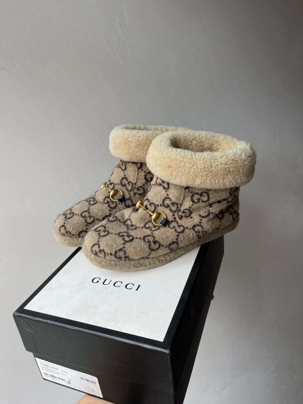 chaussons gucci femme monogramme chaussures bottes gg
