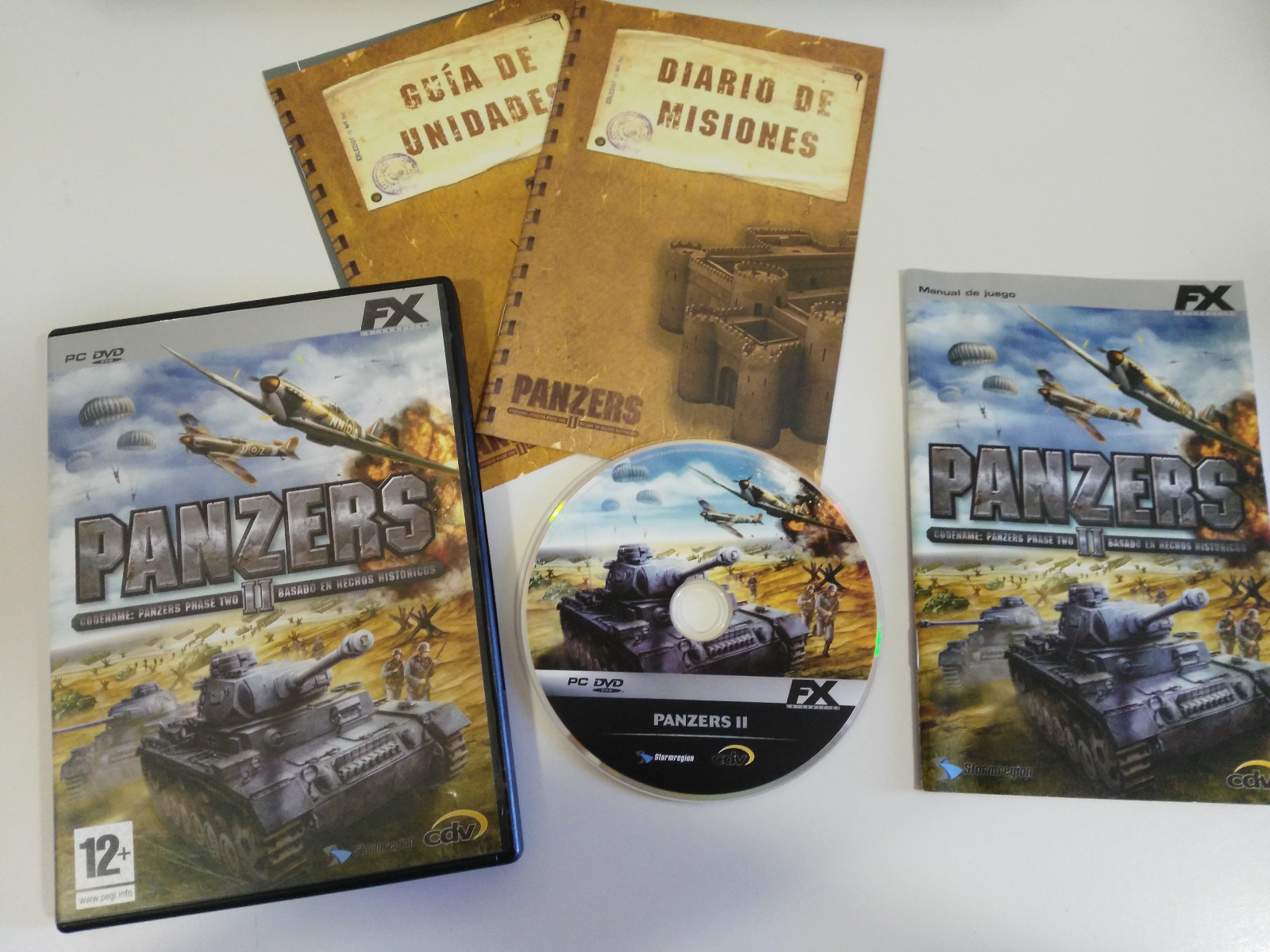 Panzers II Codename Panzers Phase Two Juego PC CD-ROM Español CDV FX - AM