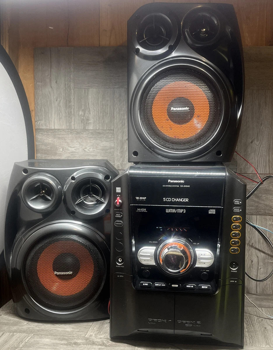 Panasonic cd cheap stereo system