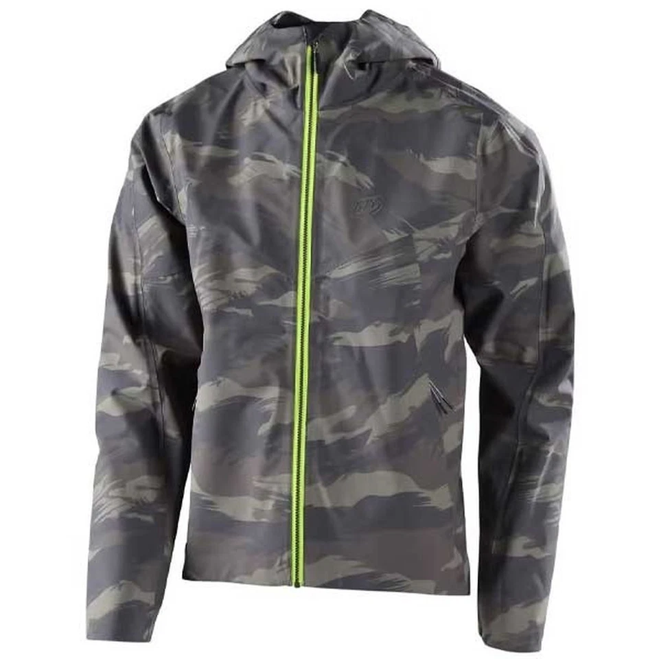 TROY LEE DESIGNS Descent MTB Regen-Jacke brushed camo army Mountainbike Enduro