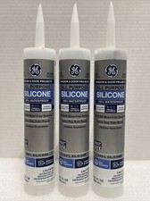  3 All Purpose Waterproof Silicone Window Door Caulk Clear  New