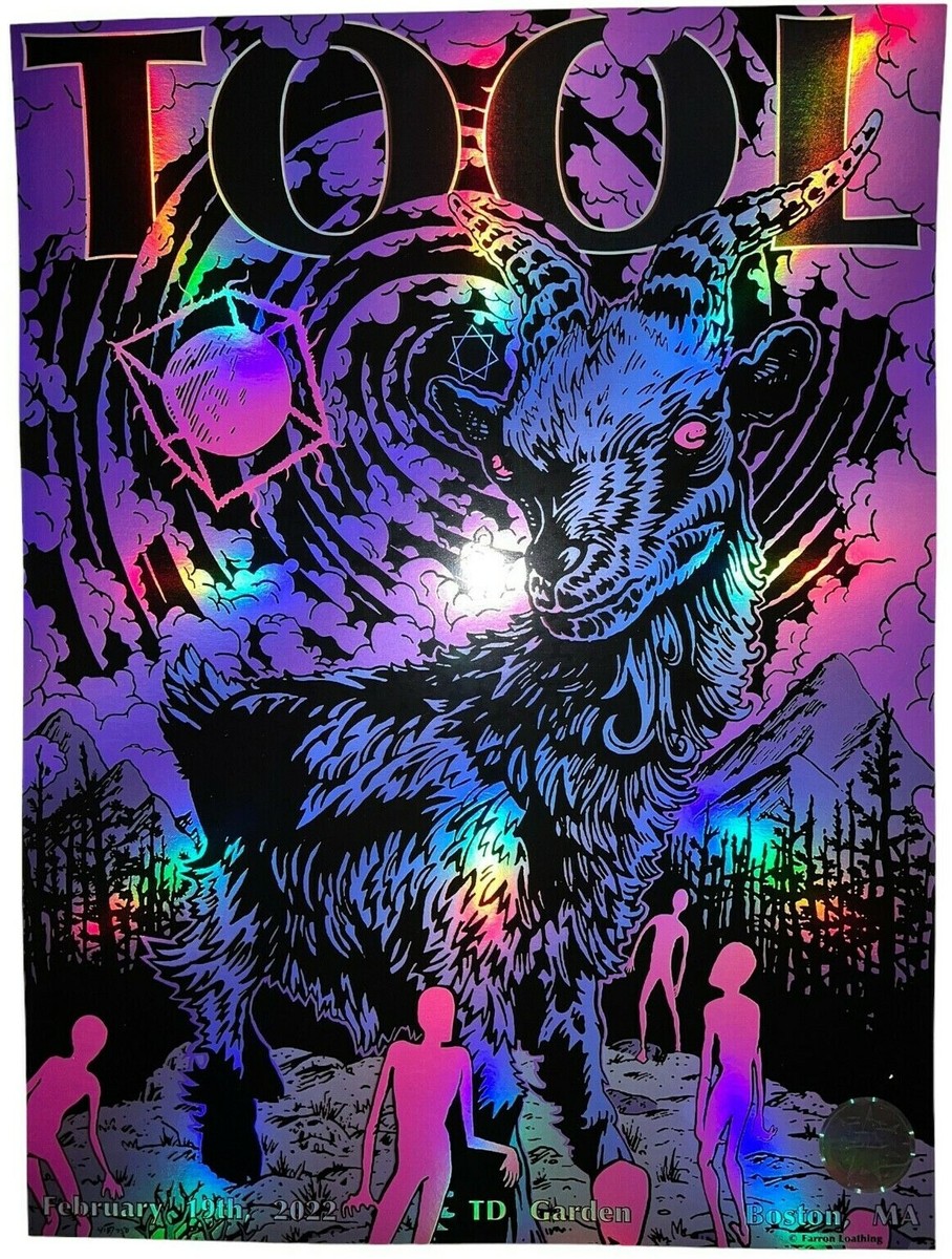 2022 TOOL BOSTON POSTER CONCERT TOUR 2/19/22 FARRON LOATHING TD