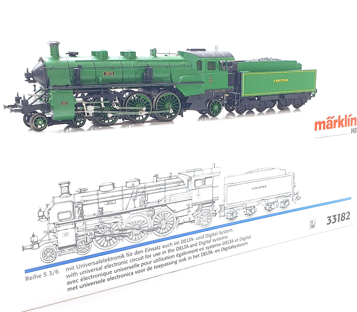 Märklin Dampflokomotive S 3/6 K.Bay.Sts.B. | Modell & Technik Ziegler