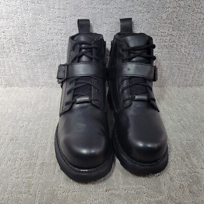 Harley Davidson Men’s Bullard Black Leather Moto Biker Boot Size US 9.5 Harley Davidson Bullard Men main image 2