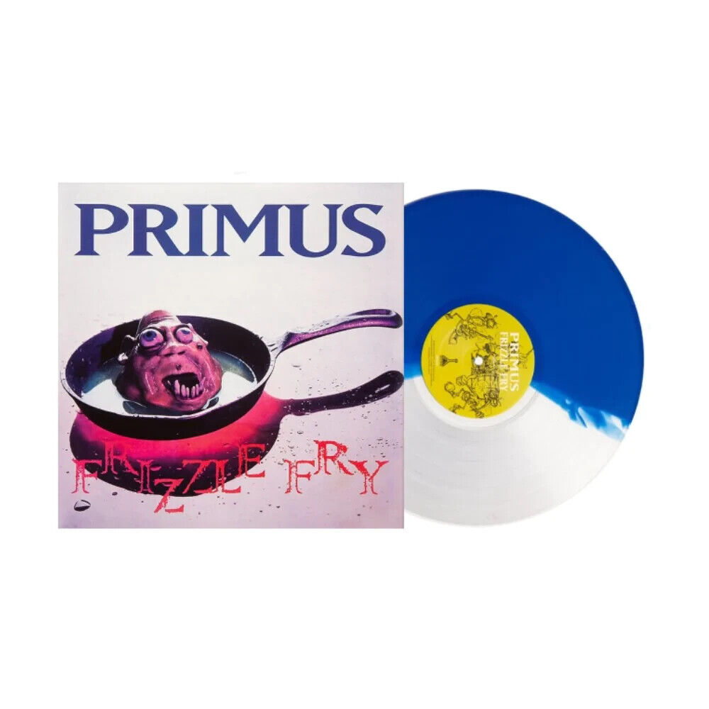 Primus Frizzle Fry Exclusive Limited Blue Clear Split Colored Vinyl LP X1000