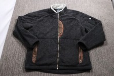 Kuhl Women's Full Zip Sweater Sherpa Black Pockets Outdoor Hiking XL LIGHT WEAR