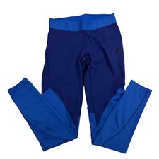 Adidas Climacool Blue Athletic Active Leggings Logo Running Gym CV7801 Sz M
