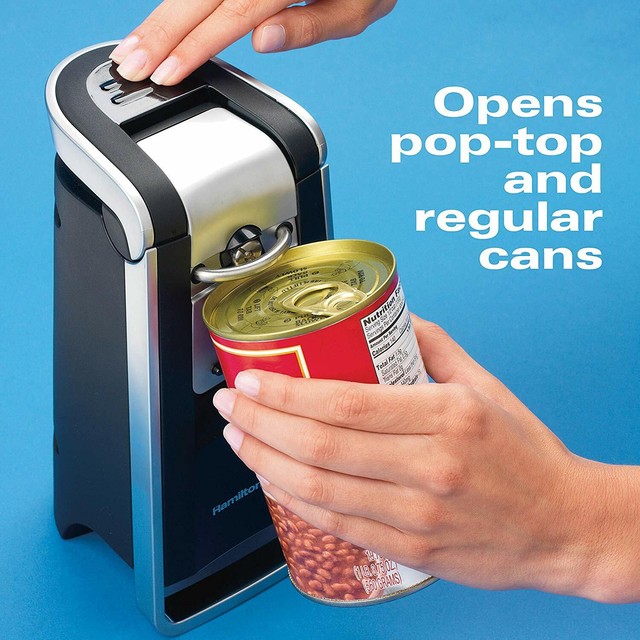 Electric Commercial Can Opener Automatic Smooth Edge Under