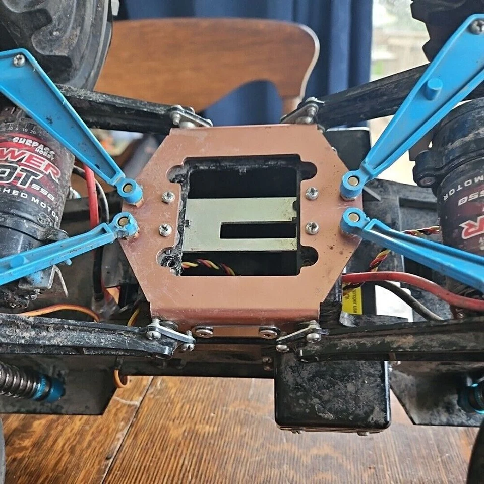 Alloy Wide Wheelbase Chassis Mount Bracket for Tamiya Bullhead Clod Buster 4X4 - Bild 3 von 4