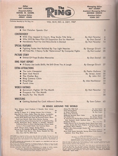 DER RING AUSGABE JULI 1967 DEMPSEY, LOUIS, TONCOVER - Bild 2 von 2
