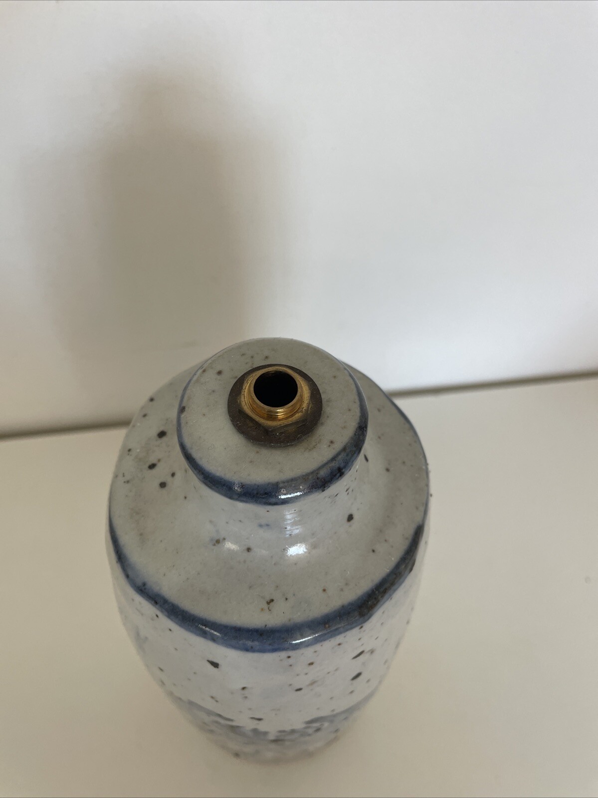 Colin Kellam Totnes Devon Studio Pottery Abstract Flower Lamp Base Very Solid