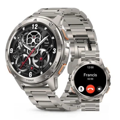 Original KOSPET TANK T3 Smartwatch Herren Damen 50m Wasserdicht Läuft Smartwatch