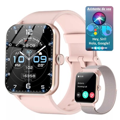 Bluetooth Smartwatch Sport Fitness Tracker Schrittzähler Armbanduhr Herren Damen