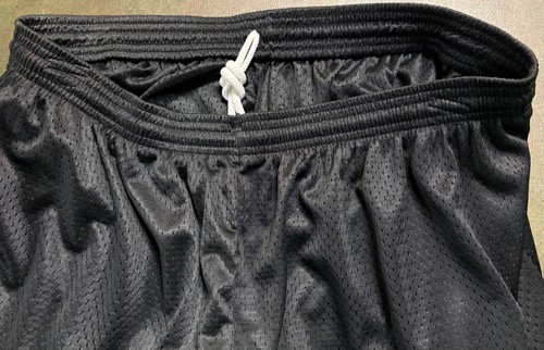 New Alleson Athletic Shorts, Black, 7" Inseam, Adult XL, Polyester Pro Mesh - Picture 3 of 4
