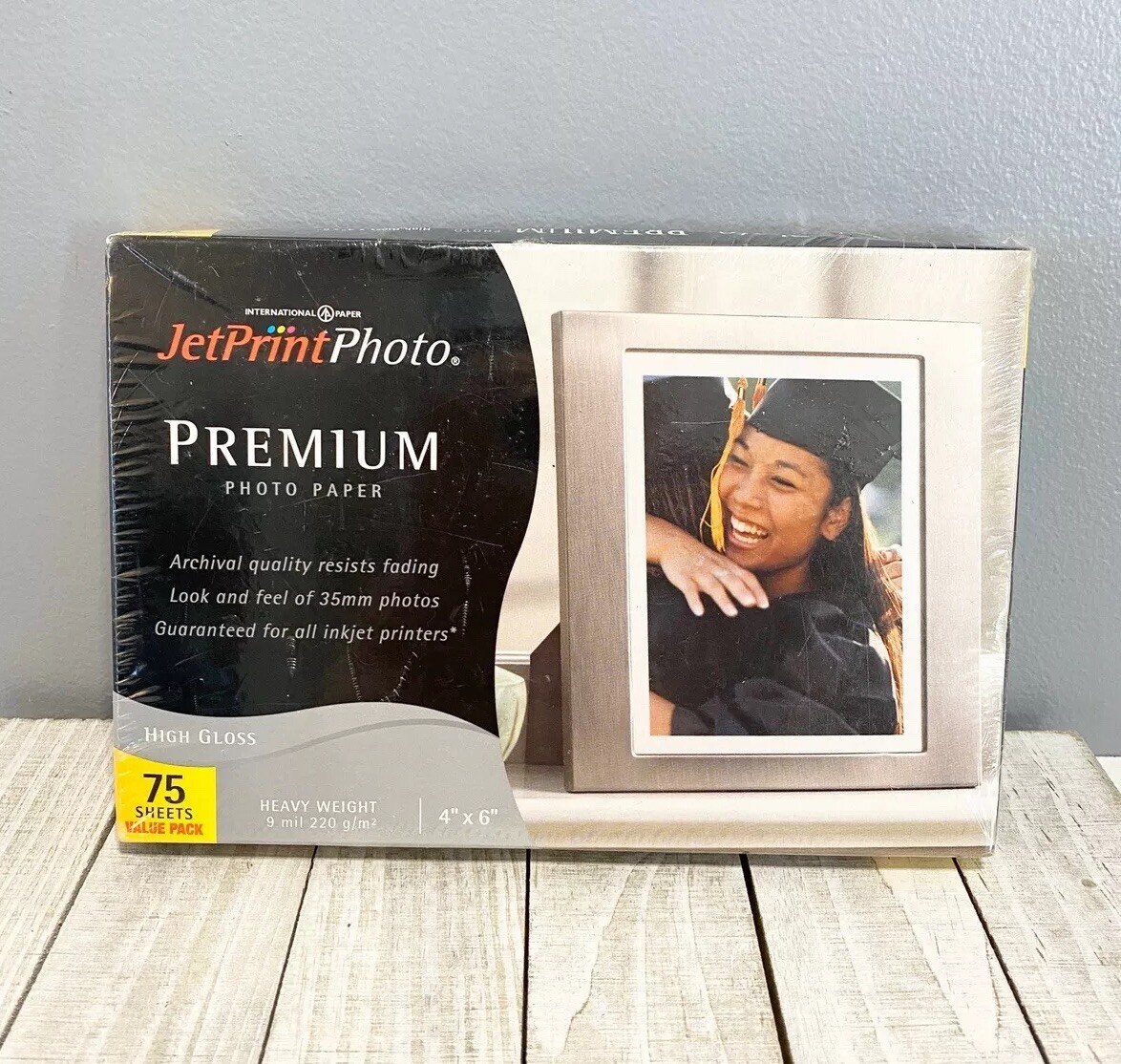 JetPrint Premium Photo Paper High Gloss Heavy Weight 4”x6” International Paper