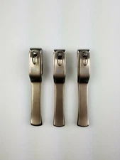 HAUS OF STEEL 3 PIECE MEDIUM SIZE STAINLESS STEEL ROTATING NAIL CLIPPER SET