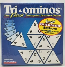 NEW Tri-ominos Triangular Domino Game Special Friendship Edition NIB Triominos