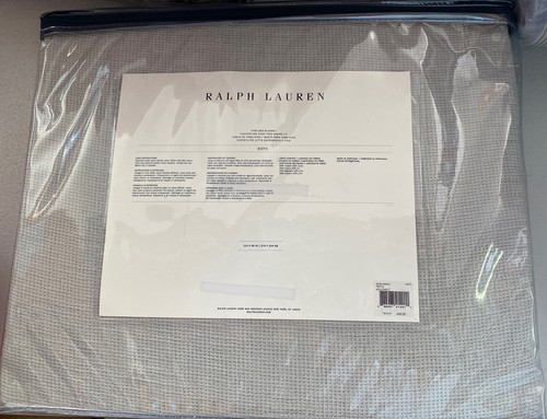 Ralph Lauren Rhys Waffle King Coverlet, Gray ๐ - Picture 5 of 6