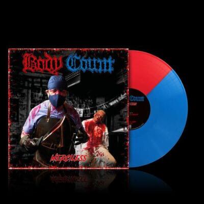 BODY COUNT: MERCILESS (LTD. TWO-WINGED RED & BLUE - SPLIT ) - LP vinyl