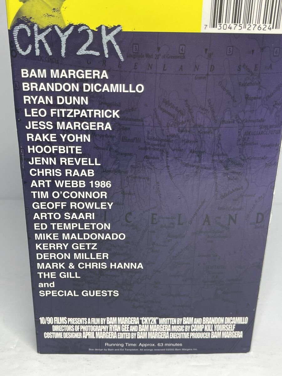 CKY 2K (2000, VHS, Bam Margera, Jackass, Ryan Dunn, Rake CKY 2K (2000, VHS, Bam Margera, Jackass, Ryan Dunn, Rake