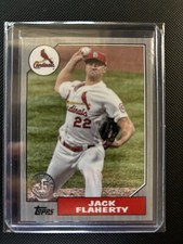 2022 Topps Jack Flaherty 1987 Platinum Parallel 1/1 87-tb45
