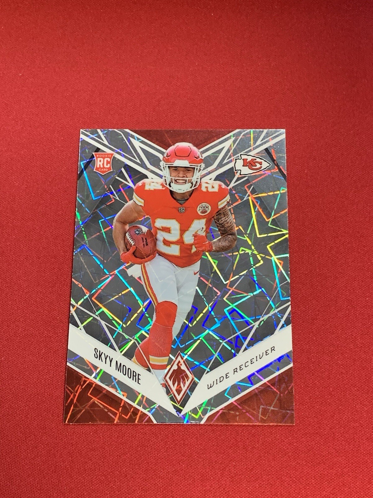 2022 Panini Phoenix - Rookies Silver Lazer #124 Skyy Moore (RC)