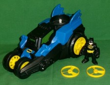 Fisher Price Imaginext Motorized Batmobile Batman Figure Drones DC Super Friends