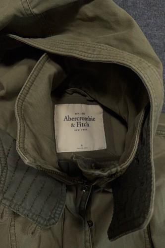 Abercrombie & Fitch Vanessa Parka Women's Medium Military Surplus Utility - Picture 3 of 8