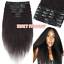 thumbnail 13 - Yaki Straight Kinky Curly Clip In Remy Human Hair Extensions Full Head Thick US
