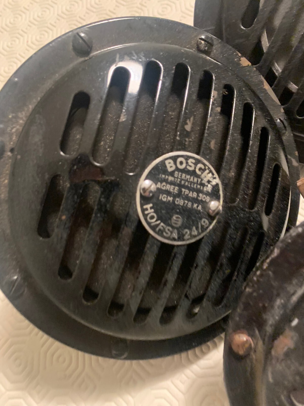 Bosch Vintage Horn HO/FSA 12V Porsche VW Mercedes Rare working eBay