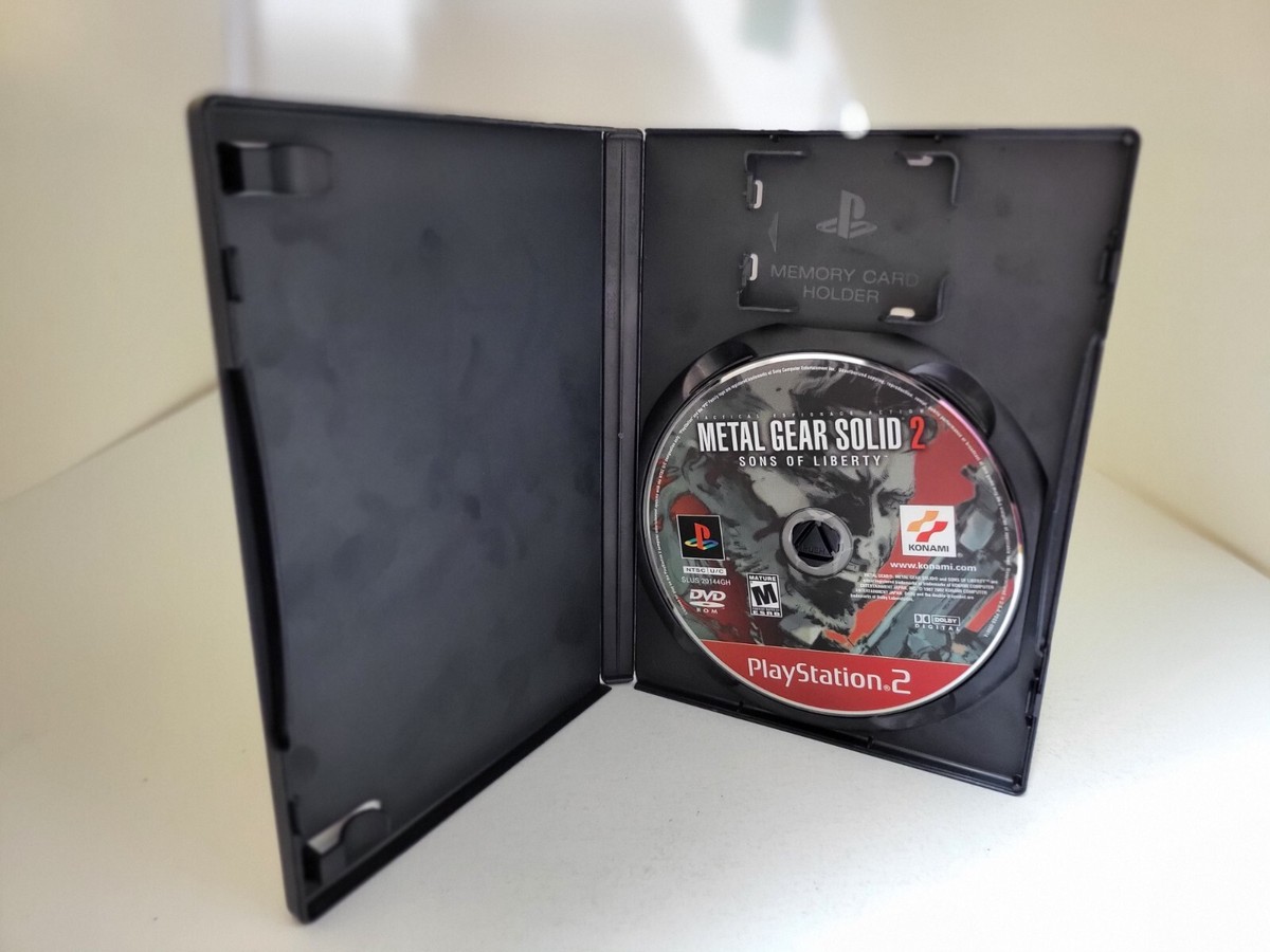 Metal Gear Solid 2 GH Sons of Liberty PS2 (NO MANUAL) TESTED