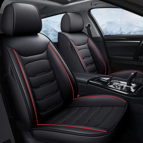 For Toyota RAV4 Car Seat Covers 5-Seats Front & Rear Protector Leather Full Sets - Imagen 14 de 26