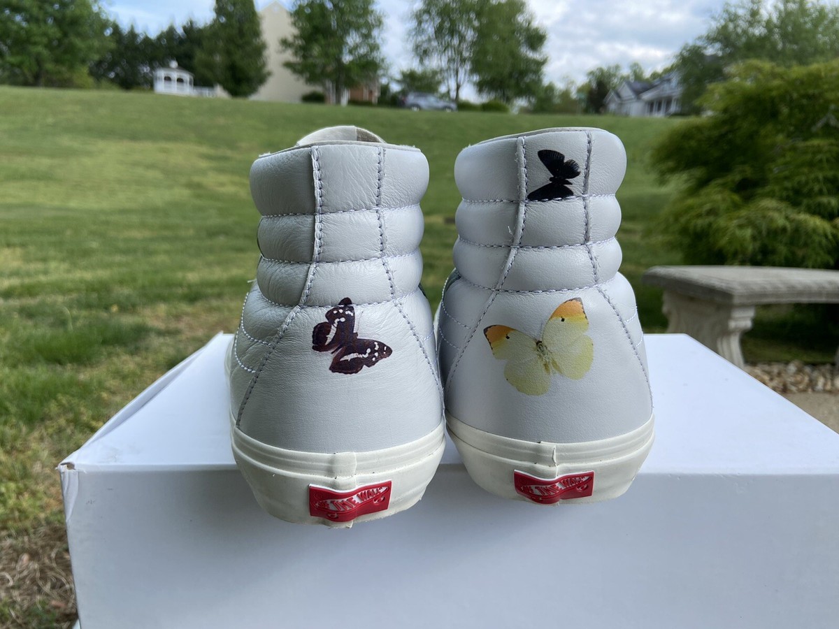 Vans Sk8-Hi Reissue VLT LX x Damien Hirst Butterfly White Size: 7 Vans Vault x Damien Hirst S8-Hi Reissue VLT | Mercari main image 4
