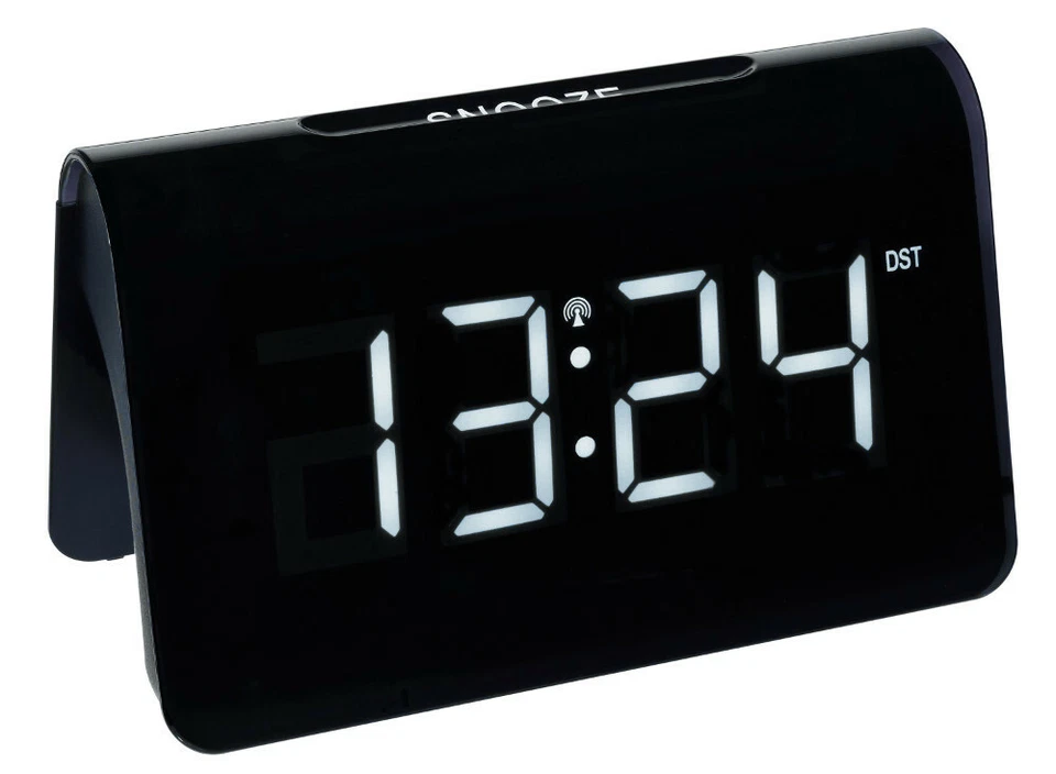 TFA 60.2543 Icon Funkwecker digital LED Snooze lautlos Leuchtziffern Reisewecker - Bild 4 von 4