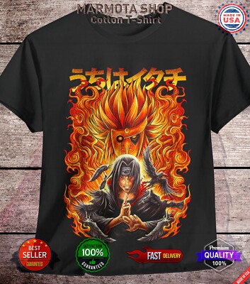 Itachi Uchiha Shirt Naruto Shippuden Susanoo Anime Unisex Tee T-Shirt All Size