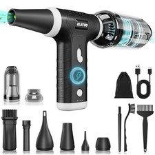 2 in 1 Compressed Air Duster, 150000 RPM Electric Air Duster, Electric Vacuum...
