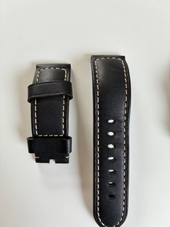 Panerai Uhrenarmband (Strap) original Leder schwarz 24/22 standard