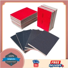 20 PCS 3 x 4 Inch 400-3000 Grit Ultra Fine Sanding Sponge, Soft Foam Sanding ...