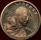 Uncirculated Proof 2007-S Clad Sacagawea Dollar — photo 1