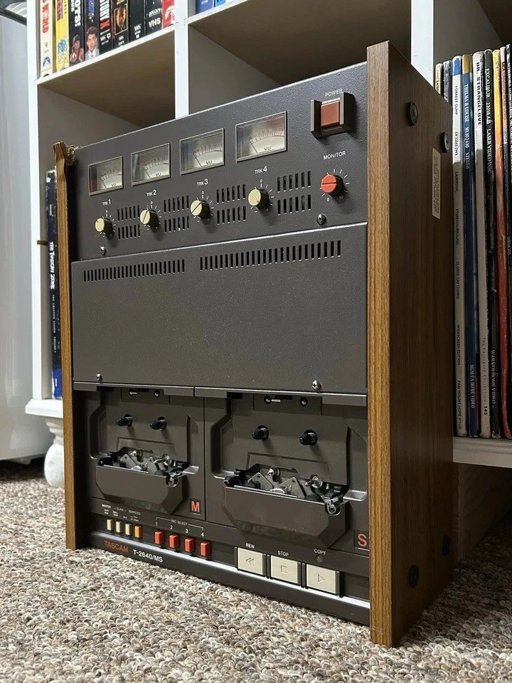 Tascam T-2640/MS Cassette Duplicator w/ Transfer Cables Japan PARTS/REPAIR READ - Image 4 of 4