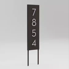 Welcome Home Rectangle Address Yard Sign