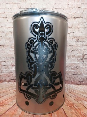 Feuertonne Thors Hammer | Spirituell & Mystisch | Feuerstelle Gartendeko