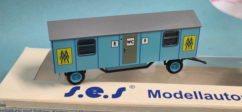 Modelltec S.E.S. 1:87 14101710 Toilettenwagen Typ A8 Herbstmesse 1981 /TOP+OVP