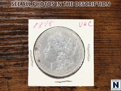 NobleSpirit } Choice BU 1898 Morgan Silver Dollar