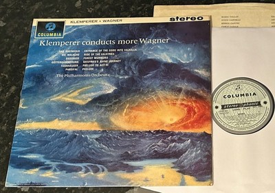 KLEMPERER CONDUCTS MORE WAGNER-ED1 1963 STEREO COLUMBIA VINYL LP-OTTO-SAX 2464