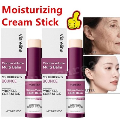2Pack Calcium Volume Multi Balm Wrinkle Core Stick Moisturing Firming Anti-aging